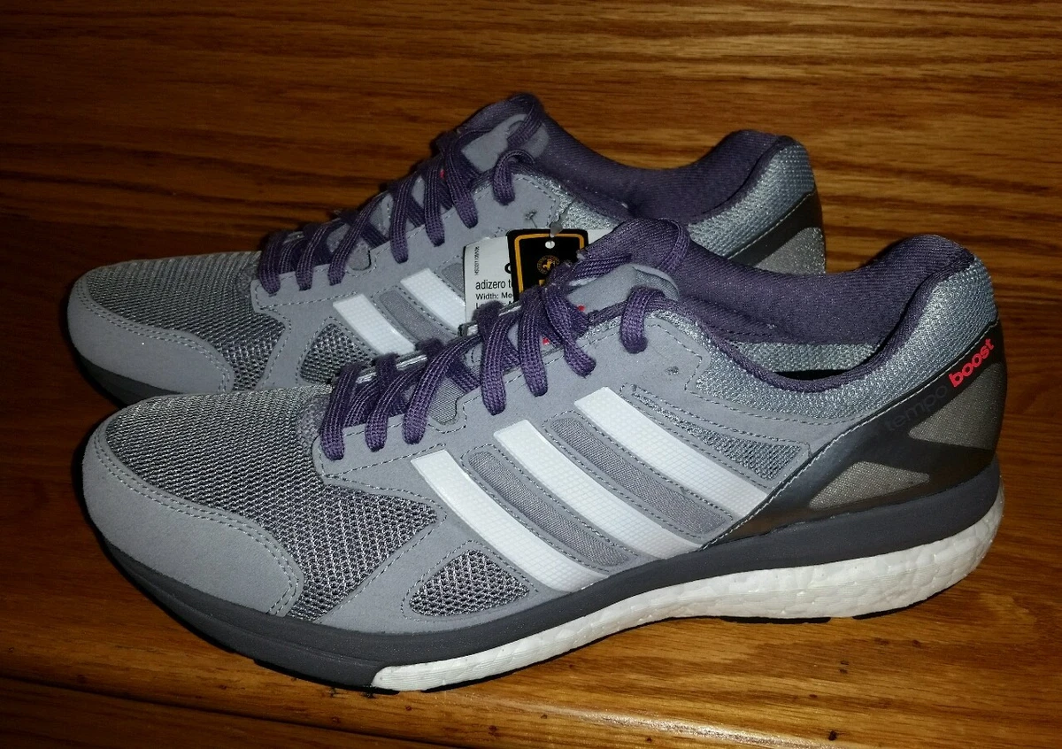 compromis pit Beleefd Adidas Adizero Tempo 7 Running Shoes Women&#039;s US 9.5 Grey White B22866  NEW | eBay