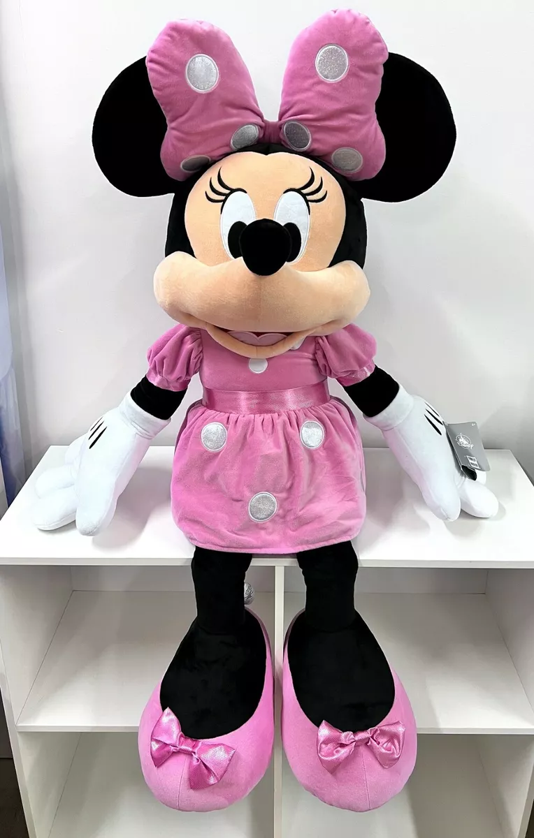 Géant Minnie Mouse 120cm Peluche Disney Original Fille Petite Fille