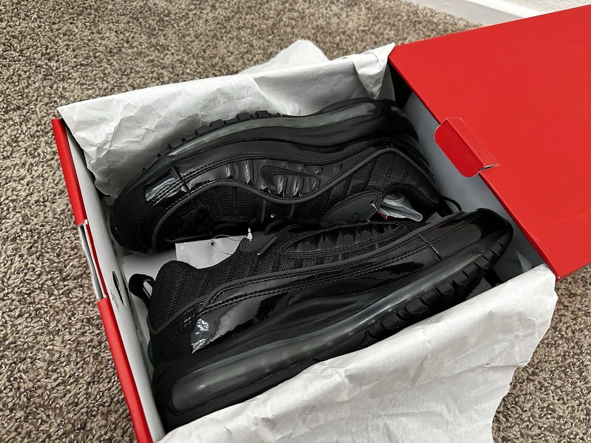 NEW* Nike Supreme x Air Max 98 Black Size 9.5 | eBay NEW* Nike Supreme x Air Max 98 Black Size 9.5 | eBay