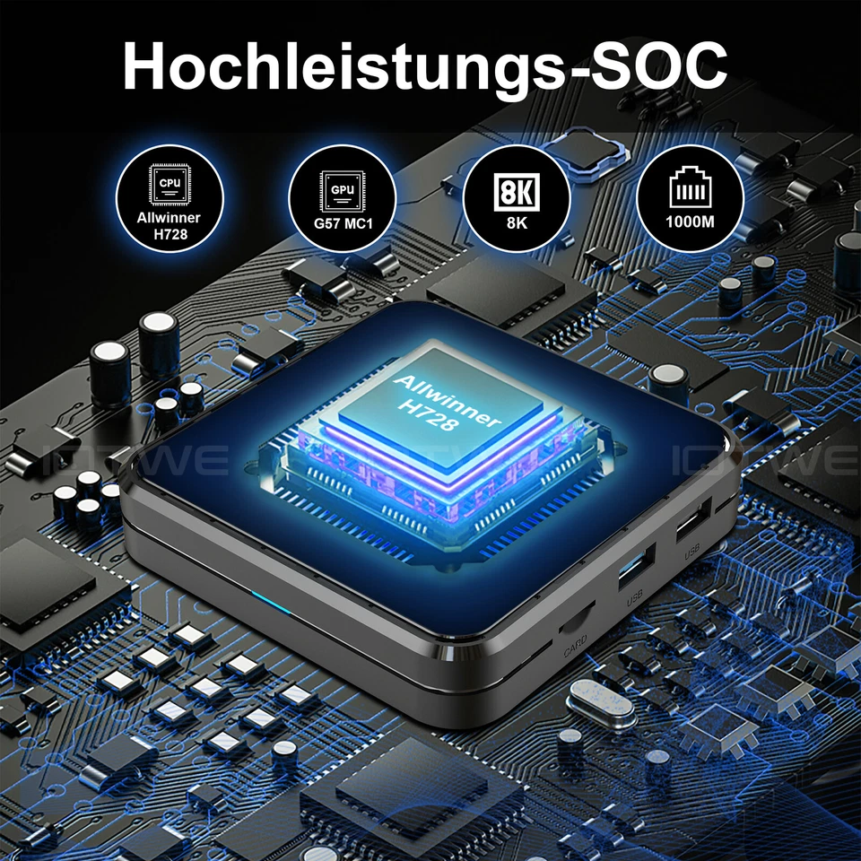 2025 Smart TV BOX Stick Android14 8K128G 2.4/5G WIFI6 Media Player Octa Core USB - Bild 4 von 4