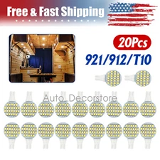 20pc Super Bright T10/921/194 24 LED RV Trailer Interior Light Bulbs 6000K White