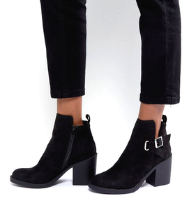 london rebel block heel ankle boots