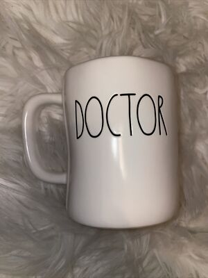 Mug Céramique Rae Dunn Doctor - Blanc - Tasse Héros De Santé - NEUF