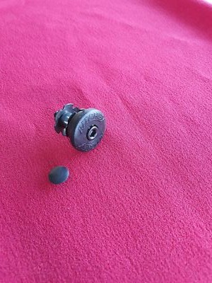 Ritchey 1'' Ahead-Cap inkl. Ahead-Kralle, schwarz matt, NEU, NOS