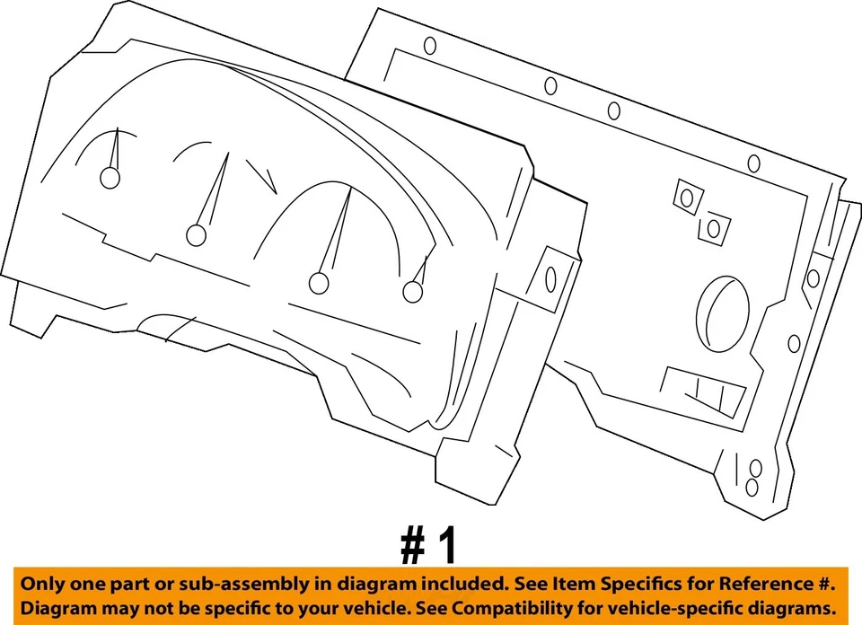 Medidor de velocímetro usado se adapta a: Ford Freestar Cluster 2005 MPH sin centro de mensajes I Foto 4 de 4