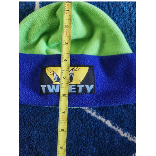 Looney Tunes 1998 gorro vintage de 2 tonos talla única - Imagen 4 de 5