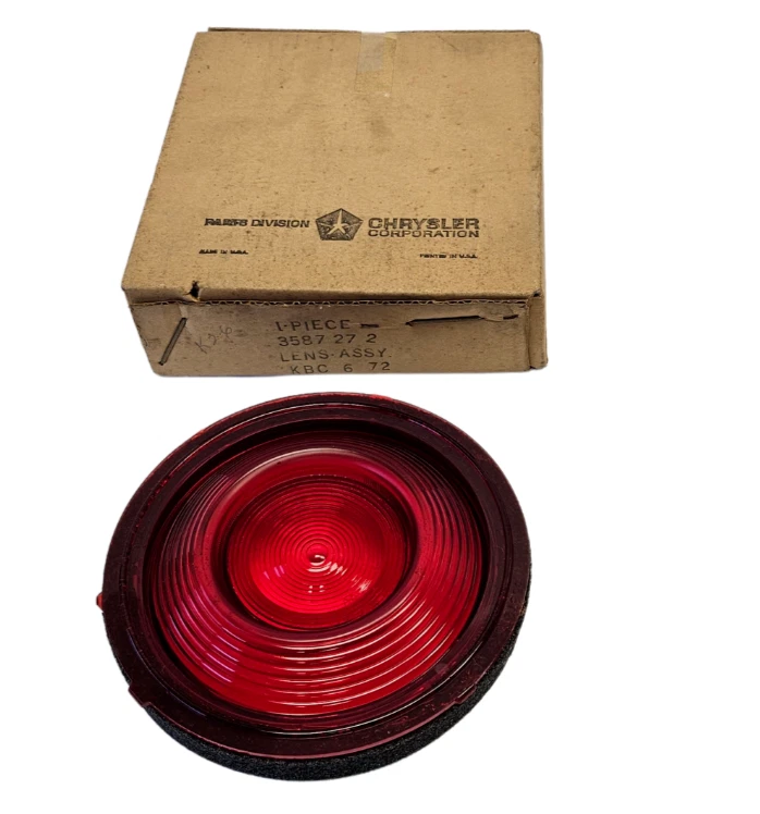 1972-1974 Plymouth Barracuda Cuda lanterna traseira lente 3587272 NOS. - Imagem 2 de 4