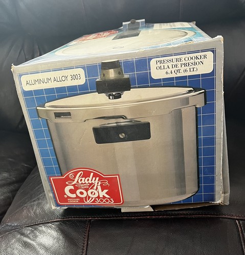 Pressure Cooker Vintage NEW Lady Cook 3003 Pressure Cooker 6.4 Quart - Picture 2 of 14