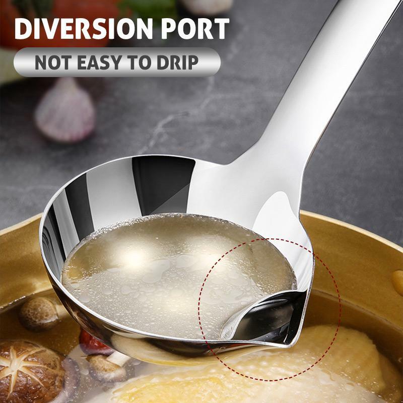 1pc Long Handle Cookware Serving Spoon Soup Spoons for Home Restaurant