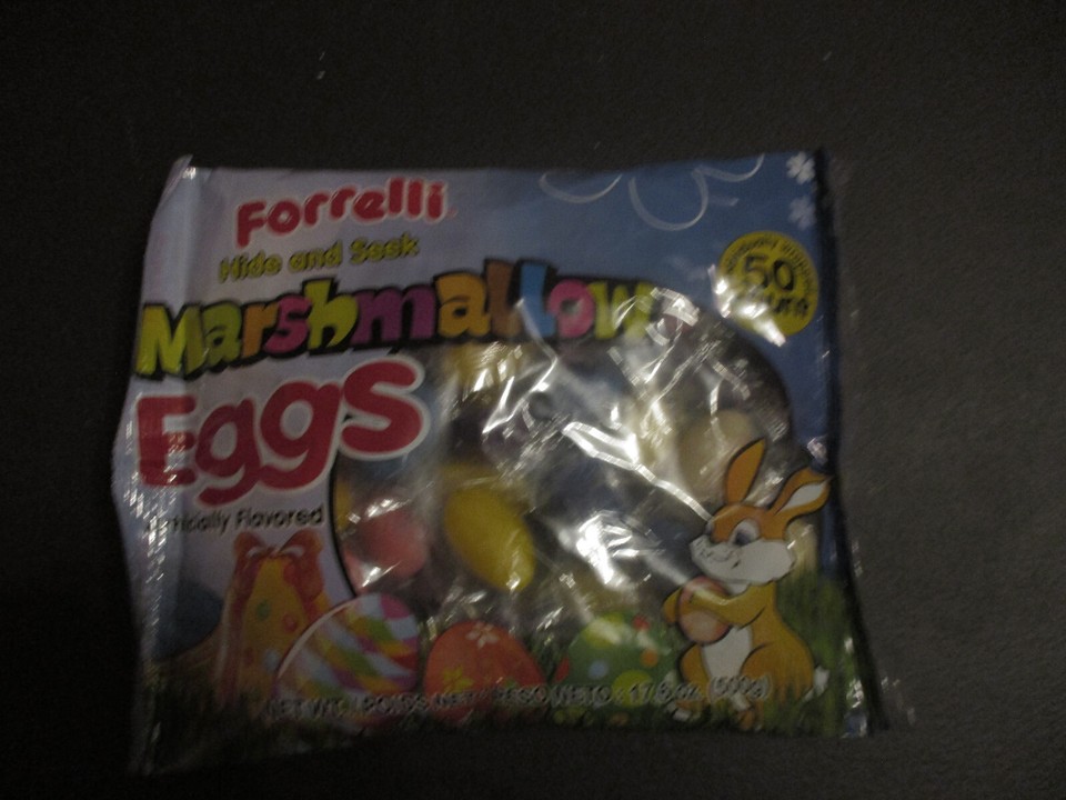 Forrelli 17.6 oz Easter Marshmallow Candy Eggs Wrapped 50 pieces hide