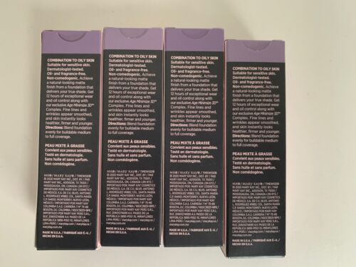 Mary Kay Timewise Matte 3D Foundation Ivory C 100 Lot Of 4 Boxes Combo To Oily - Picture 3 of 3