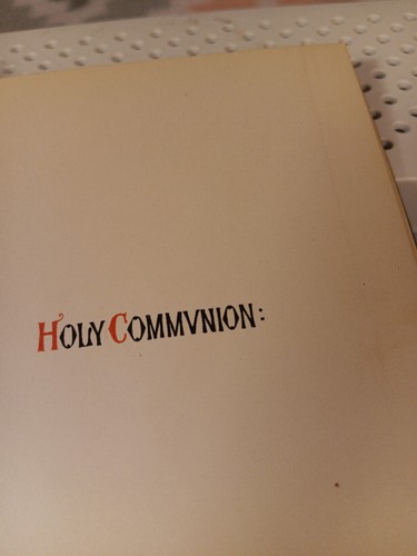 Holy Communion Vintage Hardcover 4" Inch London Kegan Paul Trench Trubner & Co. - Picture 17 of 24