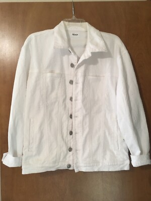 Veste Blanche Hudson Jeans 'Emmet' Pour Femme - Taille XS - Manches Longues Style Boyfriend - NEUVE Avec étiquette