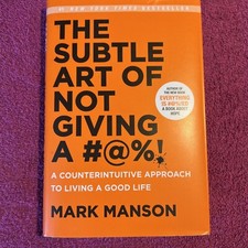 The Subtle Art of Not Giving a Fck By Mark Manson NEW HARDCOVER First Edition