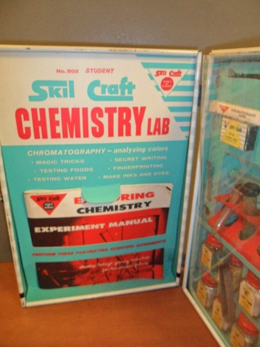 Vintage SKIL CRAFT CHEMISTRY LAB "SCIENCE IS EDUCATIONAL FUN" Complete - Picture 3 of 9