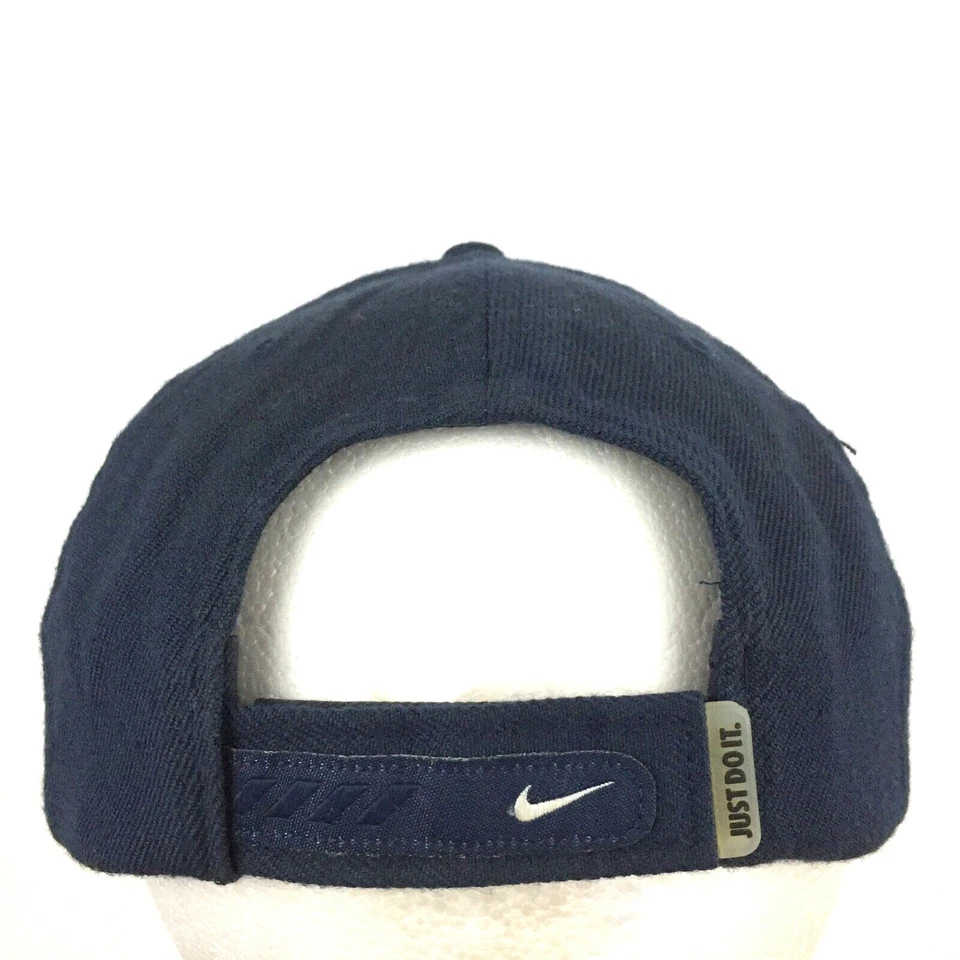 Vtg 90s Nike Swoosh Cap Just Do It Spell Out Script Rap Hip Hop Baseball Dad Hat - Image 2 of 4