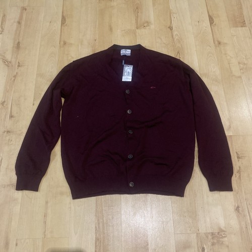 CARDIGAN UOMO DARIO BELTRAN TAGLIA 4XL BORDEAUX - Foto 2 di 7