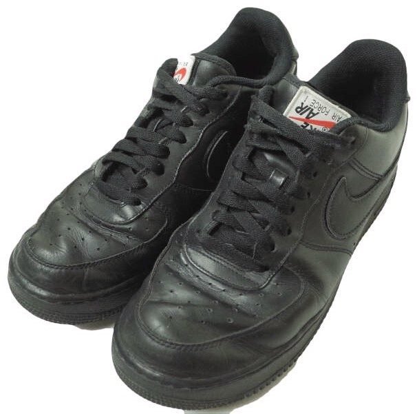 NIKE AIR FORCE 1 LOW 07 QS AH8462-002 US9(27cm) BLACK SWOOSH PACK  