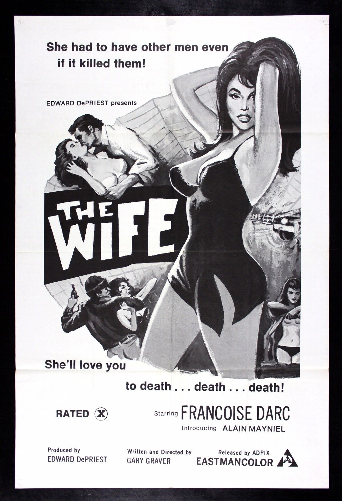 THE WIFE * CineMasterpieces MOVIE POSTER 1973 ADULT X RATED PORN SEX SEXY GIRL eBay pic picture