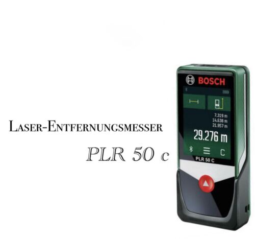 Bosch PLR 50 C Laser Entfernungsmesser Distanzmesser Messgerät Neu - Afbeelding 1 van 1
