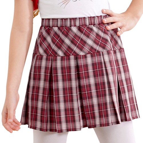 Kids Girls Pleated Birthday Skirt High Waisted Uniform Sport Streetwear Summer - Picture 11 of 28