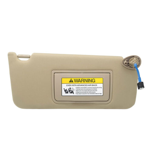 Beige Right Passenger Side Sun Visor For Honda Accord 2008-2017 w Light Replace - Picture 6 of 8