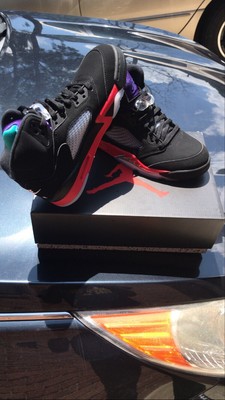 jordan retro 5 grape fire red