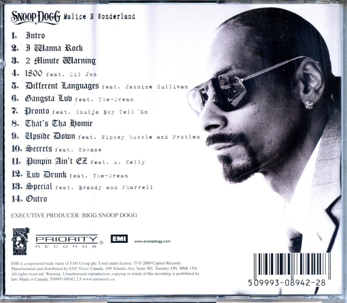 Snoop Dogg - Malice N Wonderland | eBay