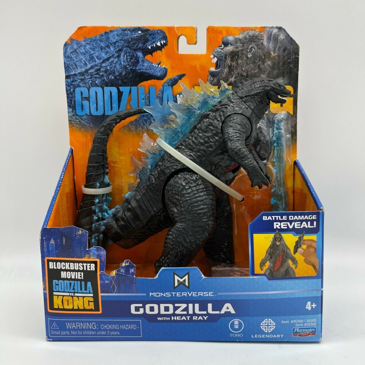 Godzilla vs Kong Godzilla with Heat Ray Monsterverse Action Figure in Toy  NEW
