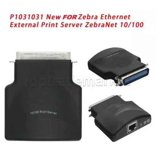 Zebra Ethernet External Print Server ZebraNet 10/100 P1031031 Network card