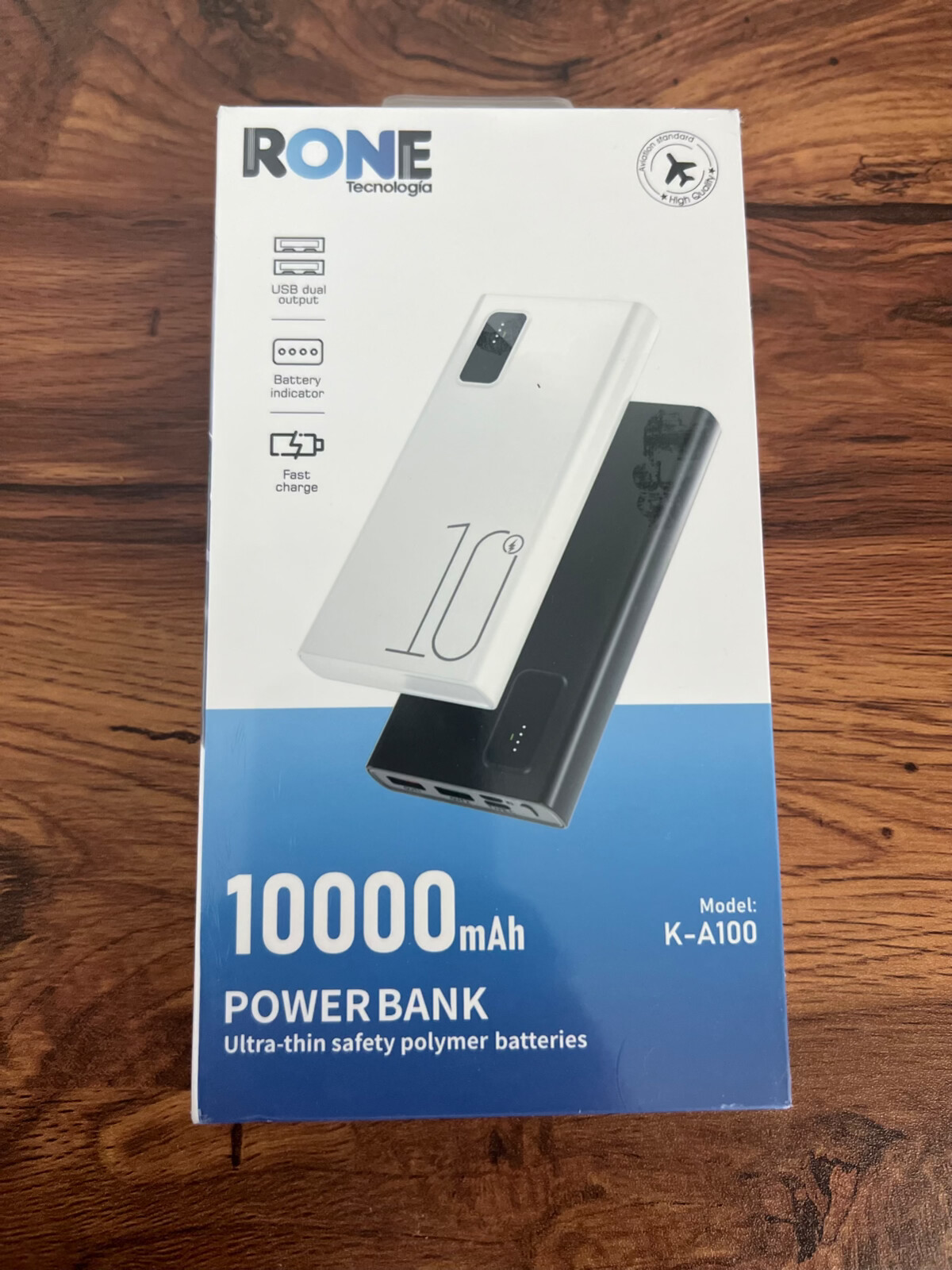 10000mAh Ultra Slim Fast Charging Power Bank  -image