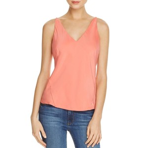 J-Brand-Womens-Lucy-Pink-Silk-Sleeveless-V-Neck-Cami-Top-S-BHFO-7806