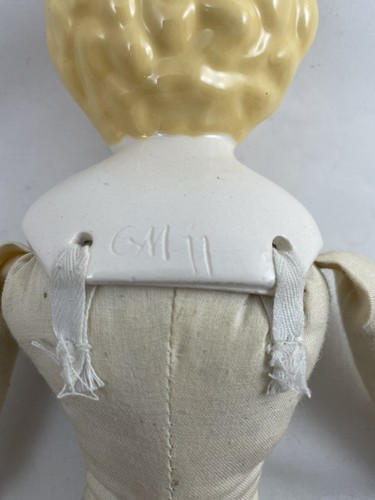 Vintage GERI MILANO DOLL 1977 with Handmade Dress 14" Porcelain Blonde Blue Eyes - Picture 13 of 23