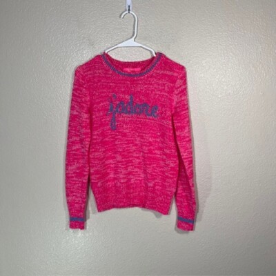 Lilly Pulitzer Womens XS Pink Grenadine Jadore Intarsia Rollins Knit Sweater