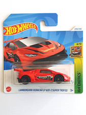 MINIATURE HOT WHEELS 1/64 LAMBORGHINI HURACAN LP 620-2 SUPER TROFEO HW EXOTICS