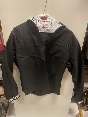 Mens Blue Dress Navy Uniform Jumper Black Size 42R 8405-01-076-1924