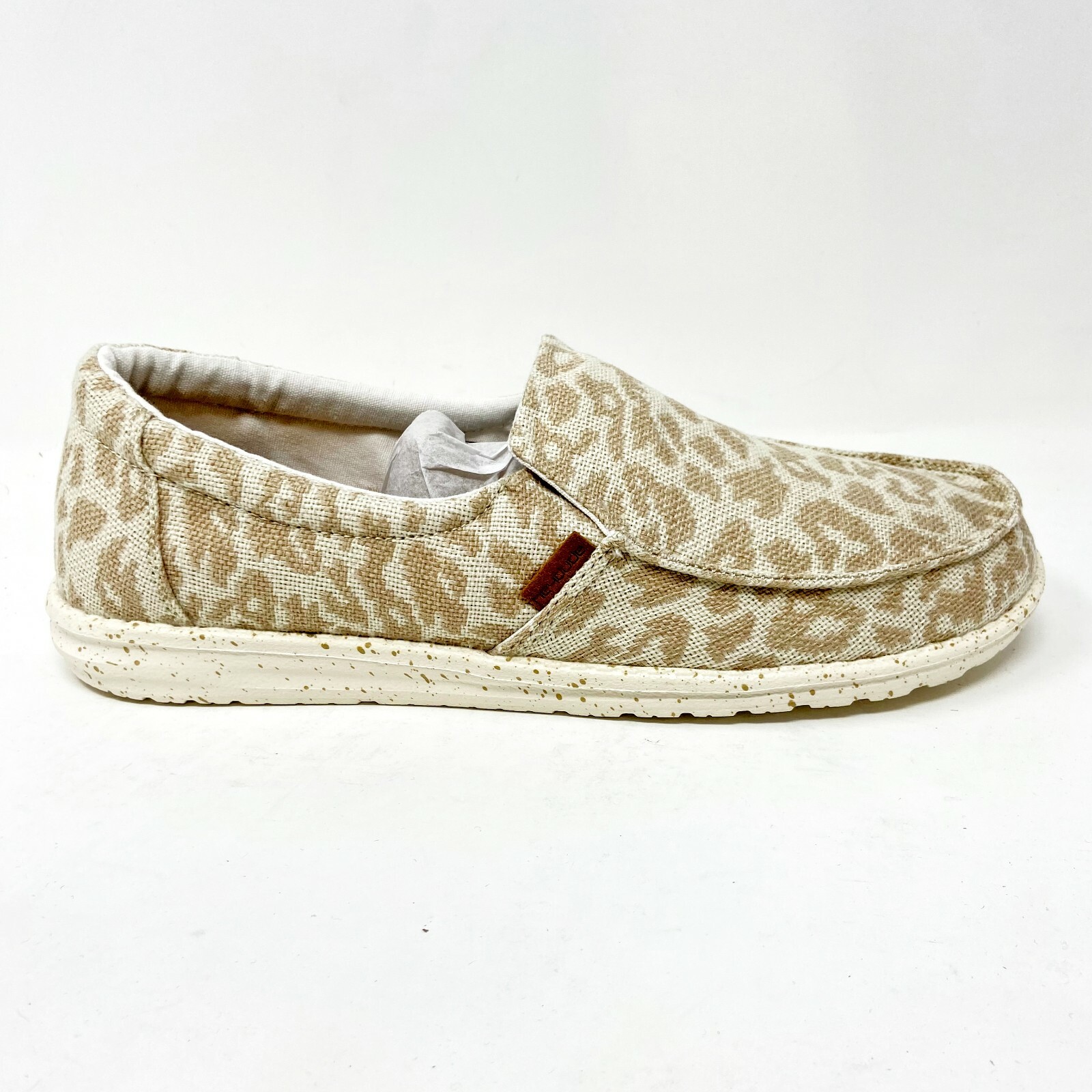 Hey Dude Womens Misty Woven Cheetah Tan 