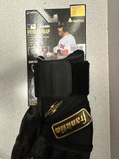 NUEVO CON ETIQUETAS-2025 Franklin Powerstrap Infinite Series Guantes de Bateo Adultos Negro Dorado LG