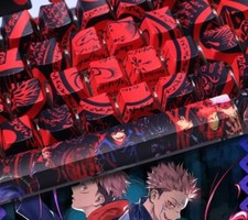 keycaps, tasti smontabili per tastiera meccanica a tema jujutsu kaisen