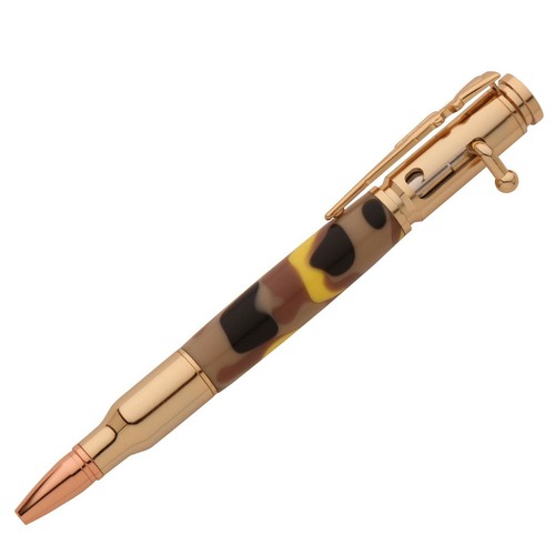 Kit Hardware Penna Azione Bolt Cromo Oro 24kt Pistola Rotazione Legno Spedizione Veloce - Foto 19 di 35