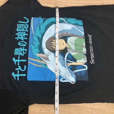 Vintage Spirited Away Studio Ghibli Graphic T Shirt Size XS | eBay