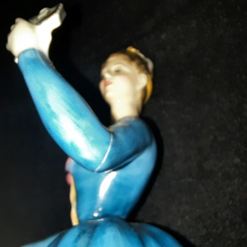 1964 Royal Doulton Leading Lady Figurine Blue Dress HN 2269 Bone China HP 8 In - Picture 9 of 14