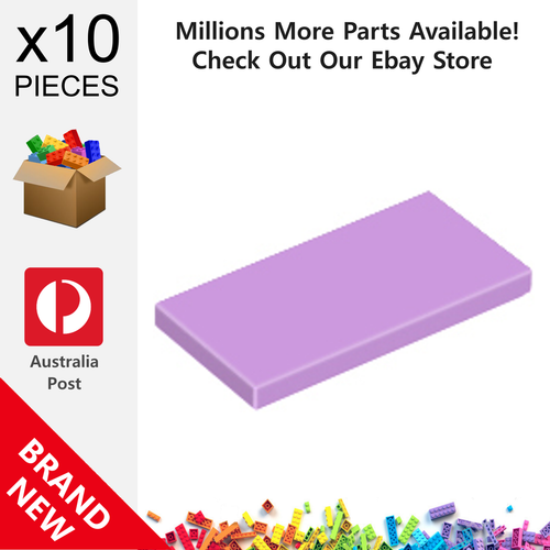 10x Genuine LEGO™ - 2 x 4 Tiles - 87079 38879 71150 New Tile Parts - Picture 26 of 36