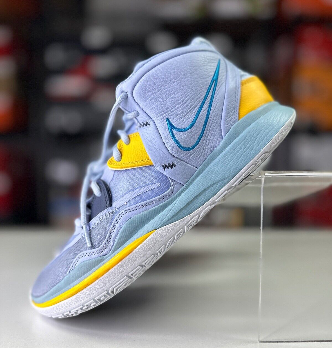 Nike Men's Kyrie Infinity Sneakers Marine Blue Yellow CZ0204