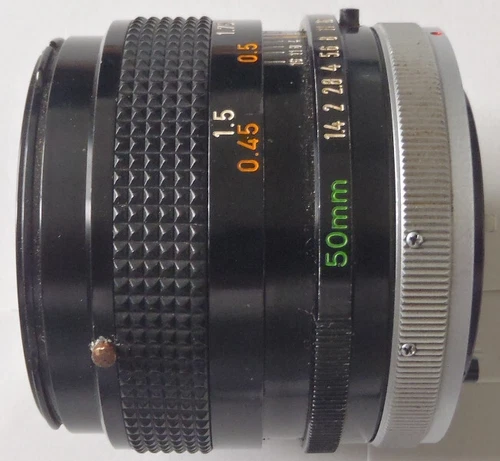 Canon 50mm f/1.4 SSC S.S.C. Manual Focus FD-Mount Prime Lens