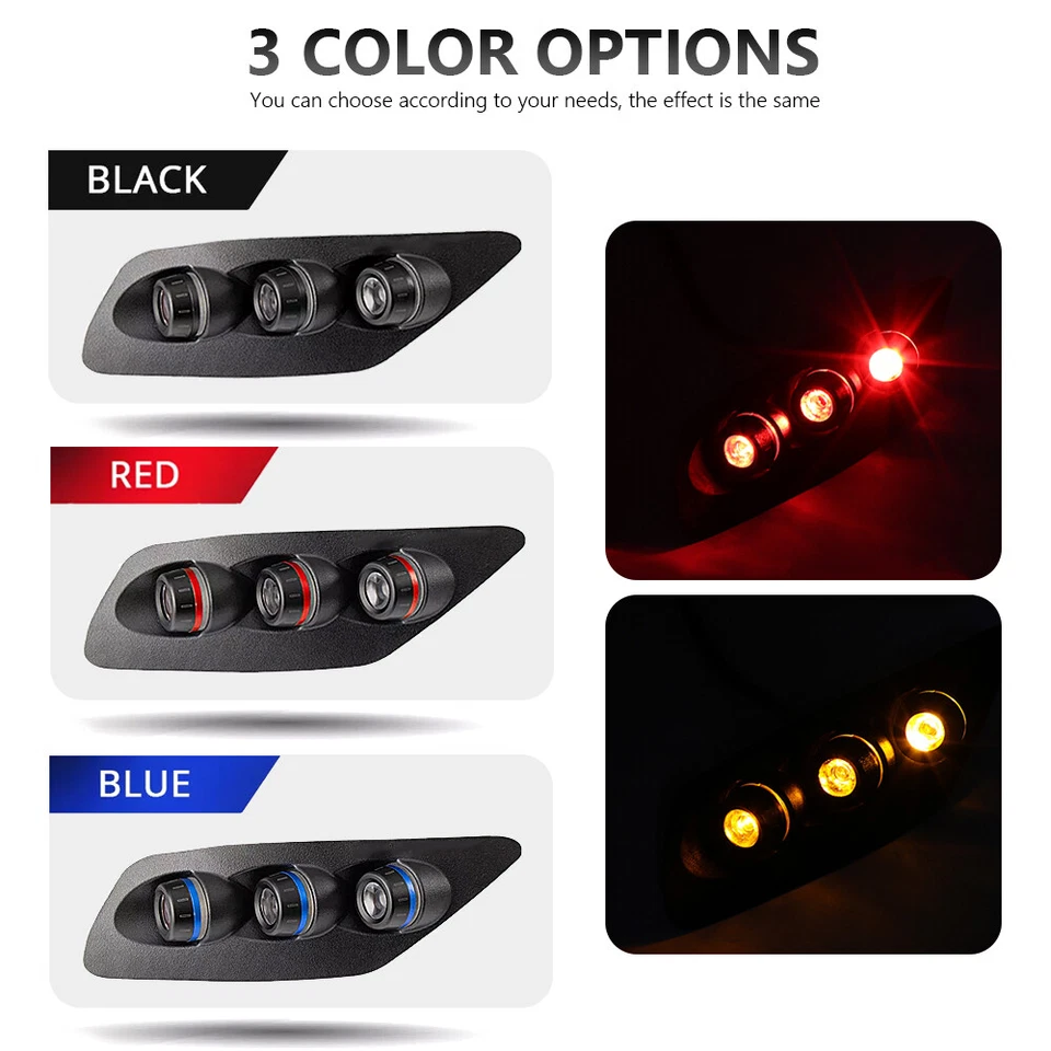For BMW S1000RR 2019-2022 Motorcycle LED Turn Signals Indicator Sequential Flash - Image 3 of 4