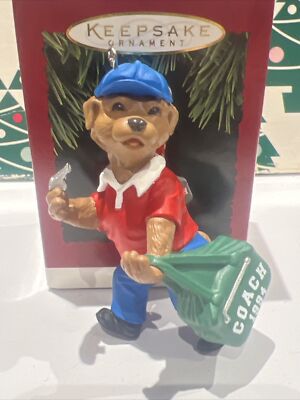 Vintage Kutsche Weihnachten Punze Andenken Ornament Neu im Karton