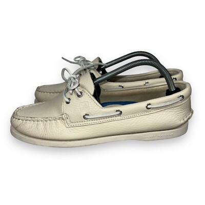 Sperry Top-Sider Authentic Original Ice Beige Leather  display picture 1
