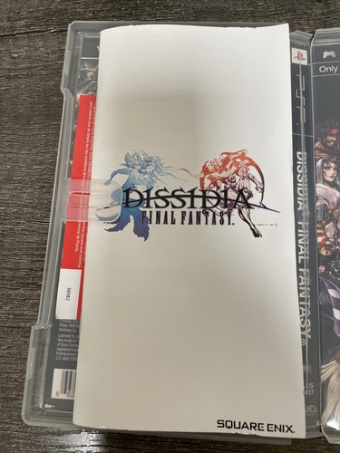 Dissidia Final Fantasy (Sony PSP, 2009) CIB w/ Manual & Insert TESTED - Picture 2 of 5