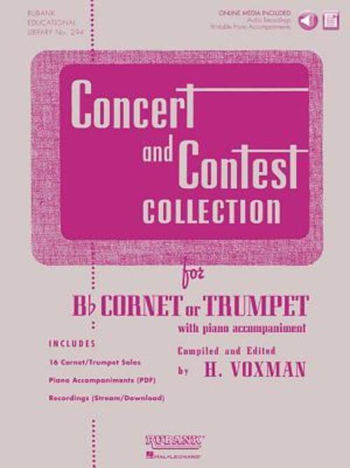 Thumbnail - H. Voxman | Concert And Contest Collection For Bb Cornet Or Trumpet |